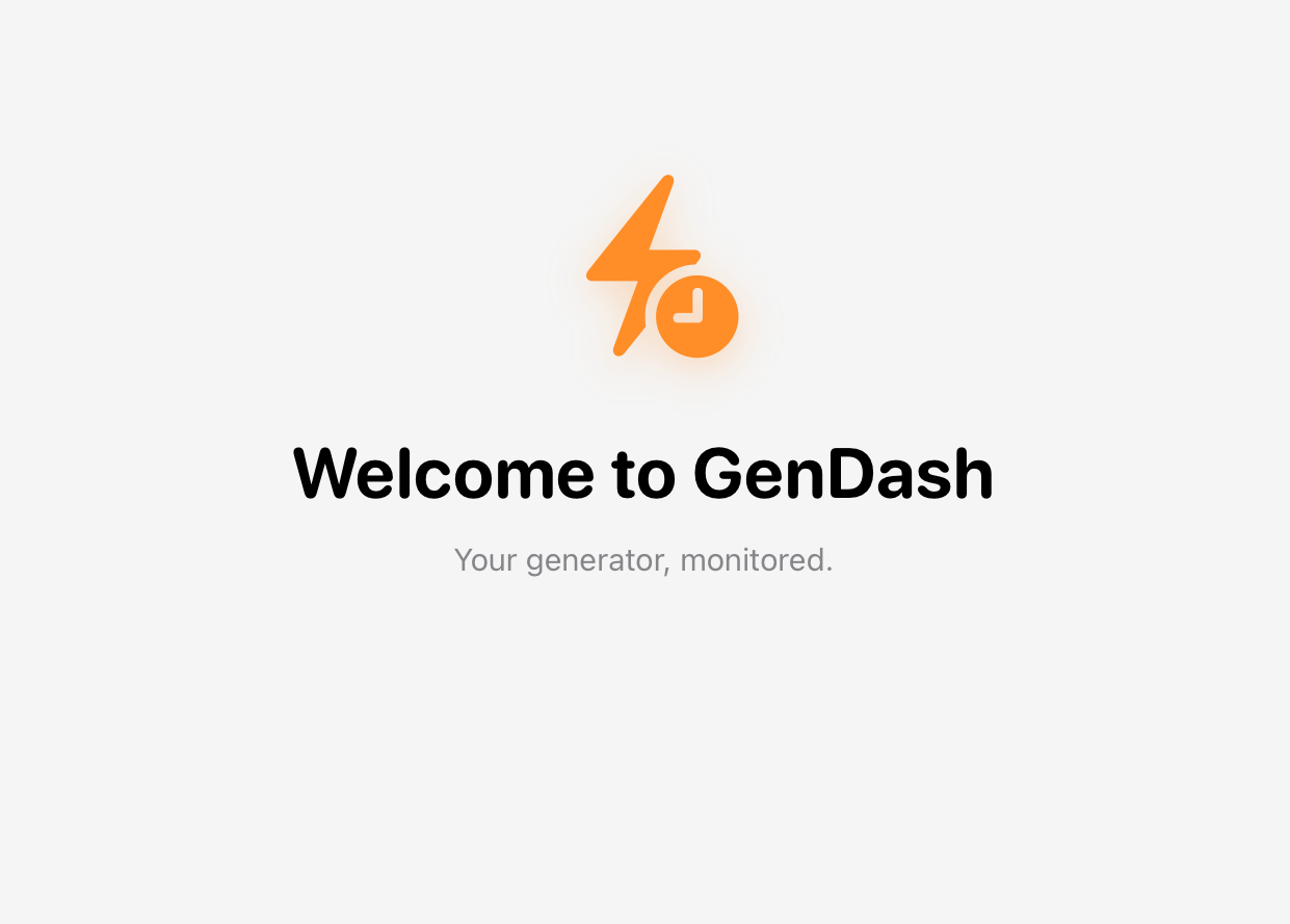 GenDash Welcome